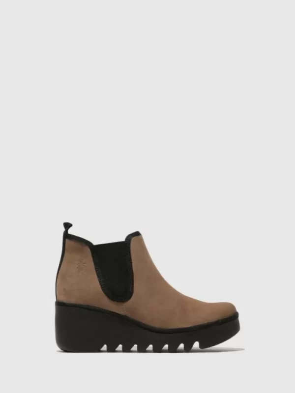 Footwear | Fly London Chelsea Ankle Boots BYNE349FLY TAUPE
