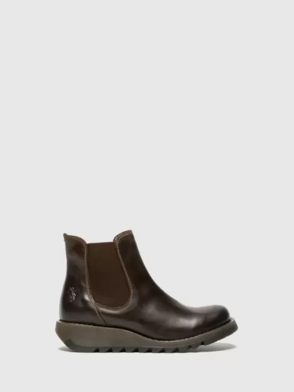 Ankle Boots | Fly London Chelsea Ankle Boots SALV DARK BROWN