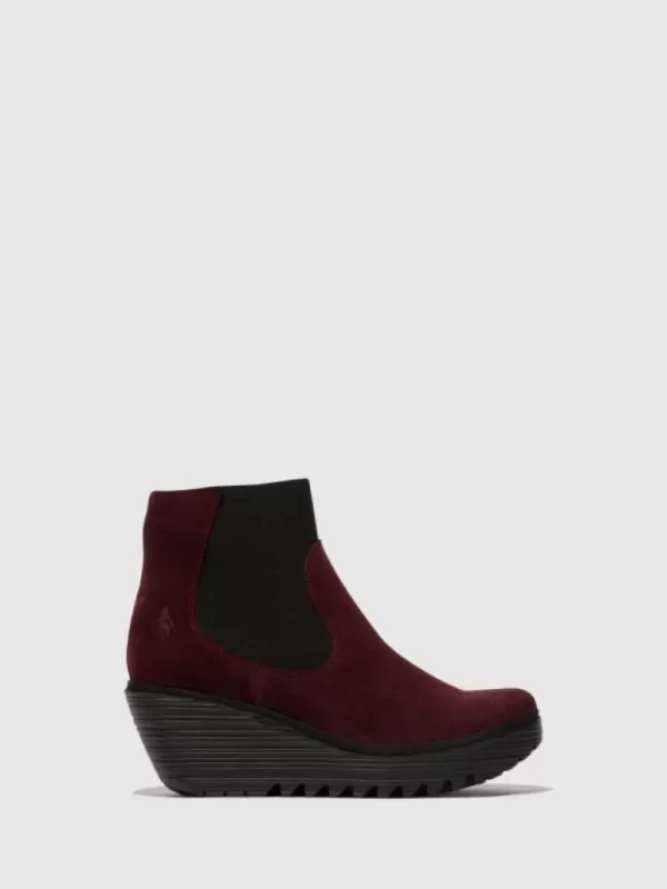Ankle Boots | Fly London Chelsea Ankle Boots YADE398FLY OIL SUEDE WINE OILSUEDEWINE