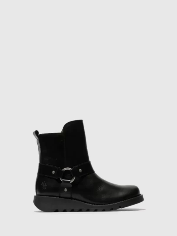 Ankle Boots | Fly London Zip Up Ankle Boots SOCH136FLY BLACK